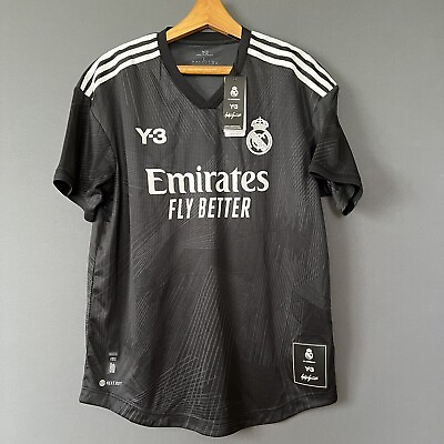 #ad REAL MADRID JERSEY 2022 Y 3 LIMITED EDITION SIZE L SOCCER SHIRT ADIDAS HI3983 $323.20