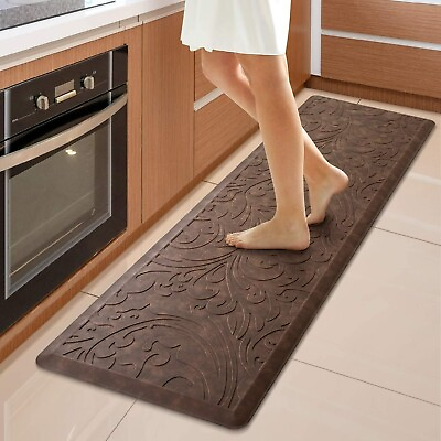 #ad KMAT Kitchen Mat Cushioned Anti Fatigue Floor Mat Waterproof Non Slip... $34.97