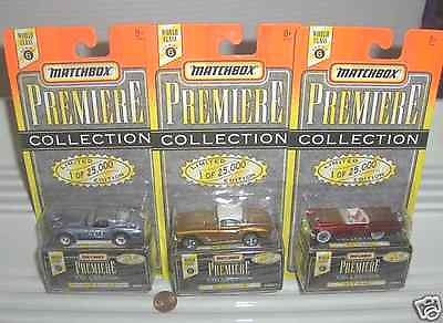 #ad Matchbox 1995 PREMIERE WORLD CLASS #6 Partial Set of 4 Cars Mint in Mint Boxes* $39.99