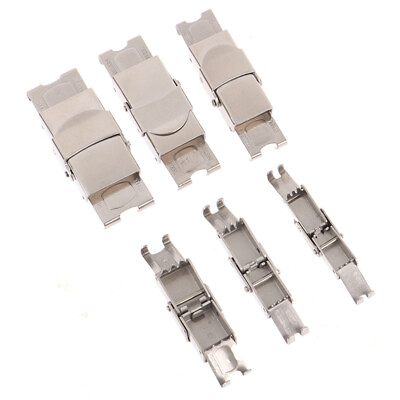#ad 10pcs Steel Crimp Jaw Hook Watch Band Clasps DIY Jewelry Connect Lace Buckle $8.59