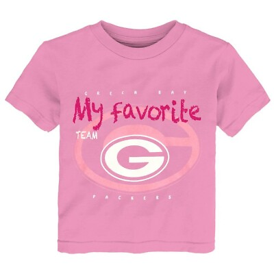 #ad Green Bay Packers Outerstuff NFL Infant Pink quot;Pink Favorite Teamquot; T Shirt $8.99