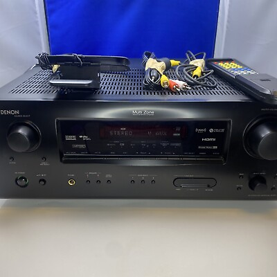 #ad Denon AVR 1908 AV Surround Receiver 7.1 Channel w HDMI Switching TESTED $120.00