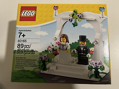 #ad Lego MINIFIGURE WEDDING SET 40165 Bride Groom Cake Top SEALED SEALS Loose NEW $49.00