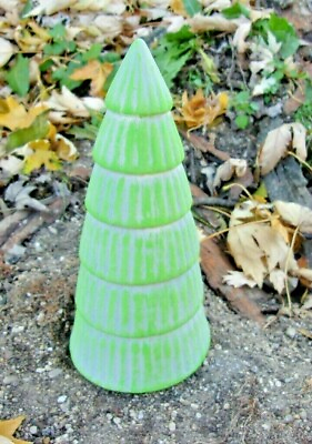 #ad Latex Christmas tree mold plaster cement mould 7quot;H x 3quot; $54.95