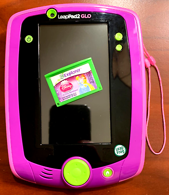 #ad LeapFrog LeapPad 2 Explorer Learning System: Purple Neon GLO New w Princess $39.99