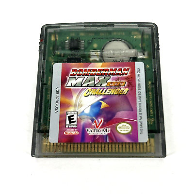 #ad Bomberman MAX Red Challenger Nintendo Game Boy Color 2000 Authentic Cart Only $13.95
