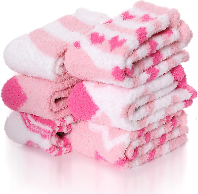 #ad EBMORE Womens Fuzzy Socks Slipper Soft Cabin Plush Warm $20.99