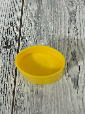 #ad Tupperware SHAPE O BALL Toy Replacement YELLOW SHAPE PART OVAL #9 Plastic Piece $3.50