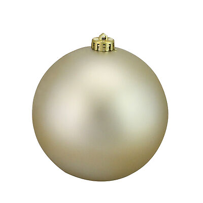 #ad Northlight Gold Shatterproof Matte Commercial Christmas Ball Ornament 6quot; $9.49