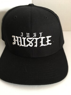 #ad Cap Logo “Just Hustle” Very Good $8.90