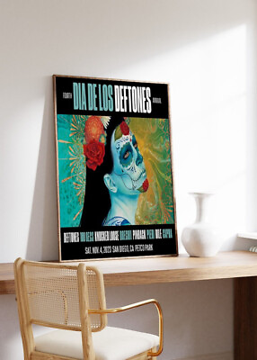 #ad Dia De Los Deftones San Diego CA Petco Park Nov 4 2023 Poster $12.68