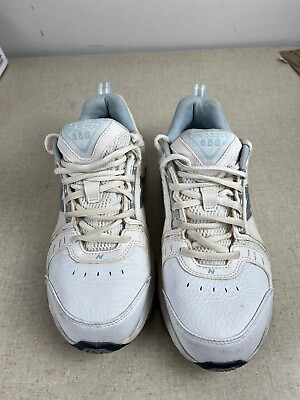 #ad New Balance Tennis Shoe WX856WB Trainers White light Blue Sneaker Women Size 9D $29.95