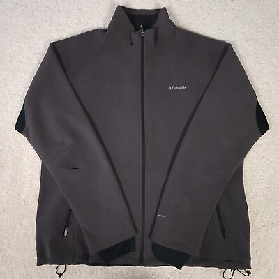 #ad Columbia Jacket Mens Extra Large Omni Heat Thermal Reflective Lined Outdoor Zip $33.48