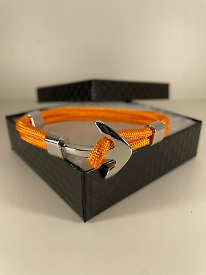#ad Unisex Milan Cord Nylon Rope Nautical Anchor Bracelet for Men and Women USA SHIP $14.99