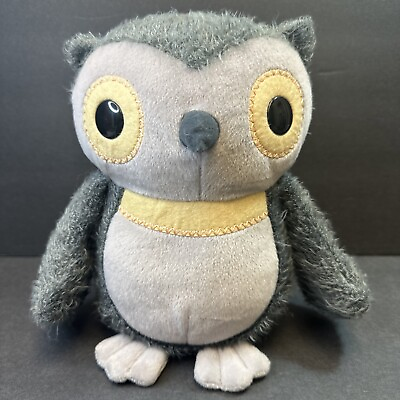 #ad Kohls Owl Plush Hooty Aesops Fables Gray Cares for Kids Stuffed Animal 10” $9.00