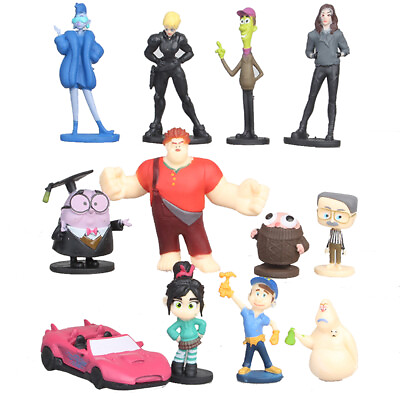 #ad Wreck It Ralph Doll Gift Kids Toy Action Figure Cake Topper Decor 12 PCS $16.99