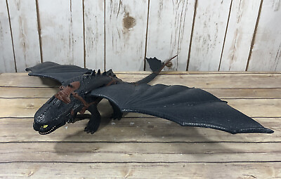 #ad How To Train Your Dragon Electronic Toothless Action Figure Toy 26quot; TESTED WORKS $125.99