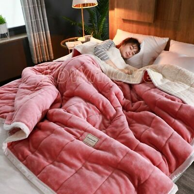 #ad Ultra Warm Blanket Thick Blankets Beds Fleece Blankets Throws Winter Bed Cover $94.57