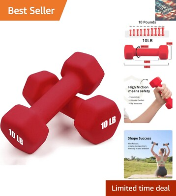 #ad Durable Cast Iron Dumbbell Set Odorless Quality Materials for Safe Workouts $73.79