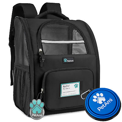 Pet Cat Dog Carrier Backpack Travel Bag Airline Approved Soft Comfort Mesh Puppy $39.99