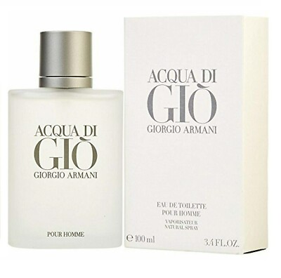 #ad Giorgio Armani Acqua Di Gio 3.4 oz Men#x27;s Eau de Toilette Spray New Sealed Box $27.99
