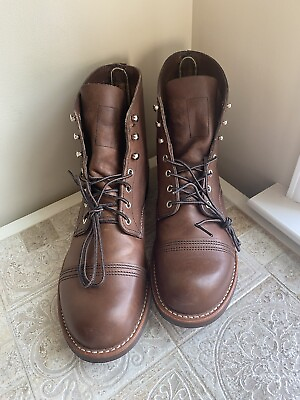 #ad Red Wing Iron Ranger Style #8111 Men’s Boots Size 10 And 10.5 See Description $195.00