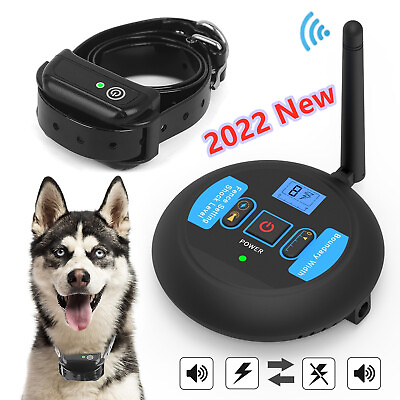 Wireless Electric Dog Fence Pet Containment System Shock Collar For 1 2 3 Dog $59.99
