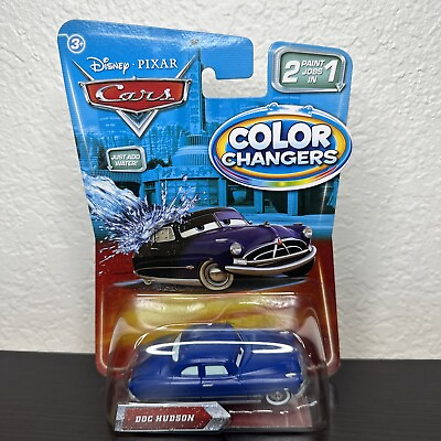 #ad DISNEY PIXAR CARS DOC HUDSON COLOR CHANGERS 2009 2 PAINT JOBS IN 1 *NEW $59.99