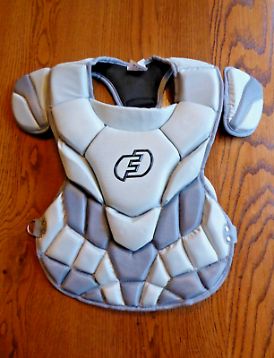 #ad NEW Force 3 Youth Catchers Chest Protector Silver Baseball Fastpitch Softball $115.00