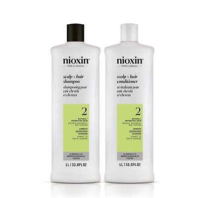 #ad Nioxin System #2 Duo Shampoo and Conditioner 33.8 oz $47.99