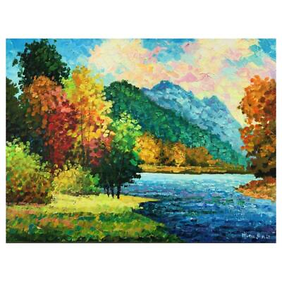 #ad Alexander Antanenka quot;Autumn Lacequot; Hand Signed Original Painting Canvas COA $1575.00