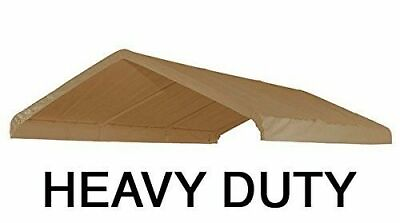 #ad 10X20 Heavy Duty Beige Canopy Top Cover with Valance Replacement Cover $105.00
