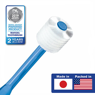 #ad Brilliant Round Head 360° Toothbrush Soft 10000 Microfiber Bristles for Adults $59.98