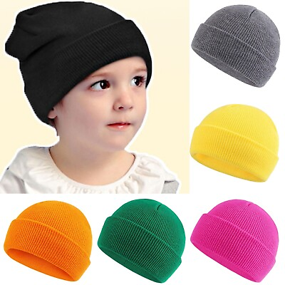 #ad Kids For Fisherman Classic Toddler Hat Cap Autumn Knit Boys Winter Baby Care $8.88