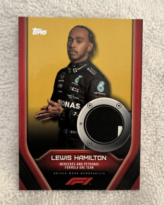 #ad 2022 Topps Formula 1 F1 Lewis Hamilton Gold Patch Relic #20 50 #F1RL LH $300.00