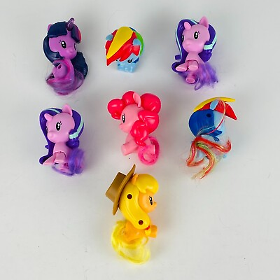 #ad McDonalds Meal Toys My Little Pony Collectible Plastic Toy Lot 2018 * $14.99