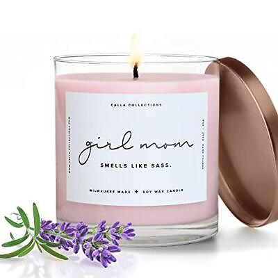 #ad Girl Mom Candle Lavender Scented Smells Like Sass Soy Inspirational for $29.99