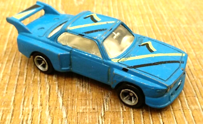 #ad BMW 3.0 CSL Blue Diecast Car 70mm Long Toy Model Vintage Made in Hong Kong GBP 6.99