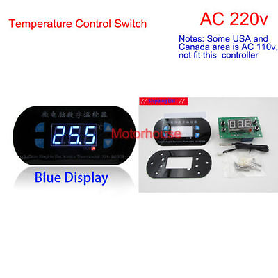 #ad AC 110V 220V Digital LED Temperature Controller Thermostat Cool Heat Temp Switch $7.40