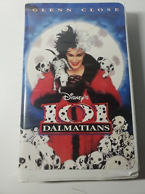 #ad Walt Disney 101 Dalmatians VHS Clam Shell $6.99