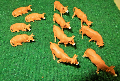 #ad IN Set for A Farmhouse 11 Cows Cows $11.06