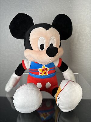 #ad Mickey Mouse Singing Fun Plush Disney Junior Brand New Birthday Gift Toy $11.00