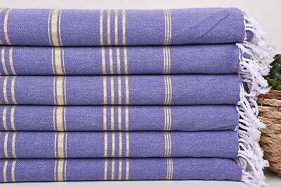 #ad Striped Purple Yellow Towel 40x71 Inches Best Beach Towel $11.50