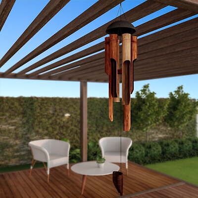 #ad Pure Garden Wind Chime 38 in. Bamboo Hand Tuned $19.95