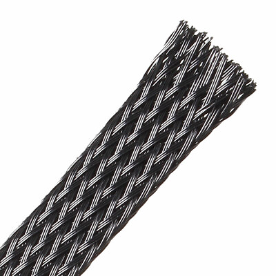 #ad PET Cord Protector 6.5Ft 8mm Wire Loom Cable Sleeve for OD 8 14mm Line Black $4.28