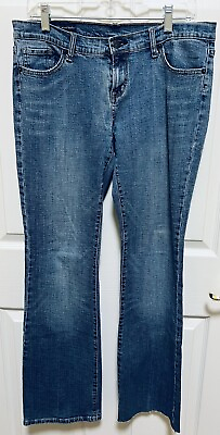 #ad Citizens Of Humanity Kelly 001 Boot Cut Blue Jeans Women’s 30 Stretch Hem Flaw $20.00