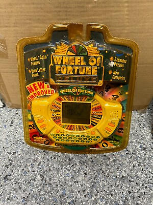 #ad Tiger 1999 Wheel of Fortune Deluxe Electronic Handheld Game New $60.99