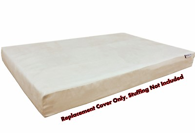 #ad Dog Bed Duvet Replacement Cover for Small Medium Extra Large Pet Suede in Khaki $25.50