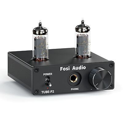 #ad Fosi Audio P2 Headphone Amplifier 6J4Vacuum Tube Headphone Amp Mini Hi Fi Stereo $60.99