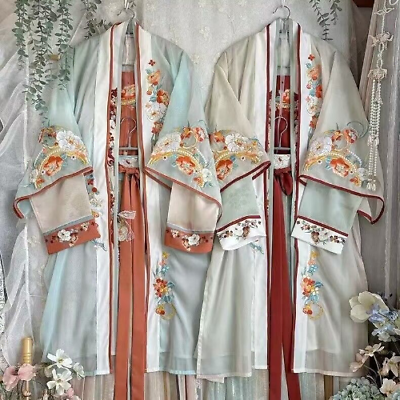 #ad Women Ancient Chinese Traditional Embroidery Fairy Cosplay Costume Hanfu Dress $107.89